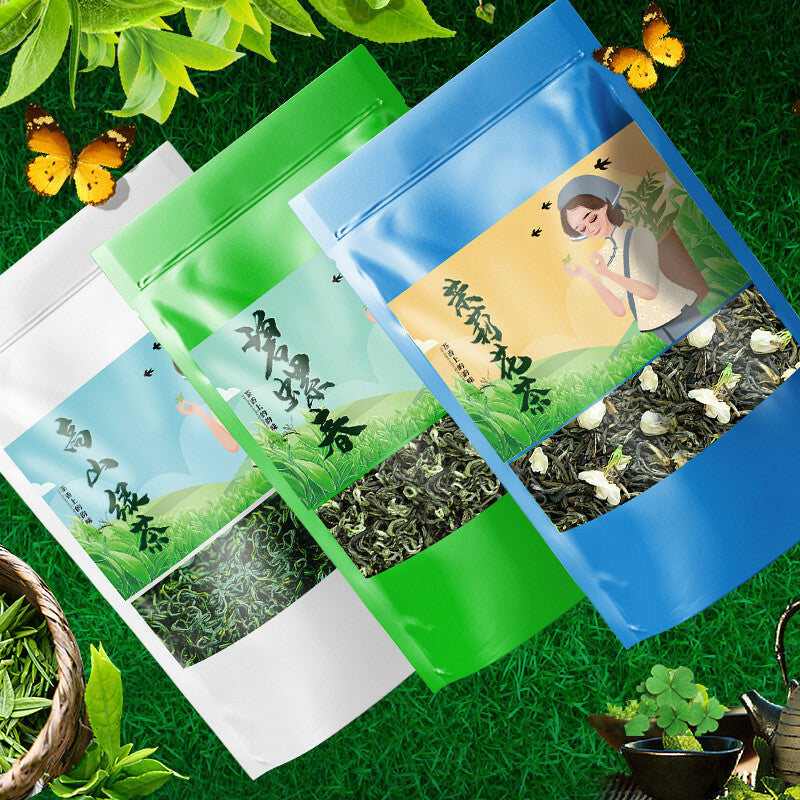 100g High Mountain Top-grade Green Tea Natural Jasmine Tea Biluochun Green Tea