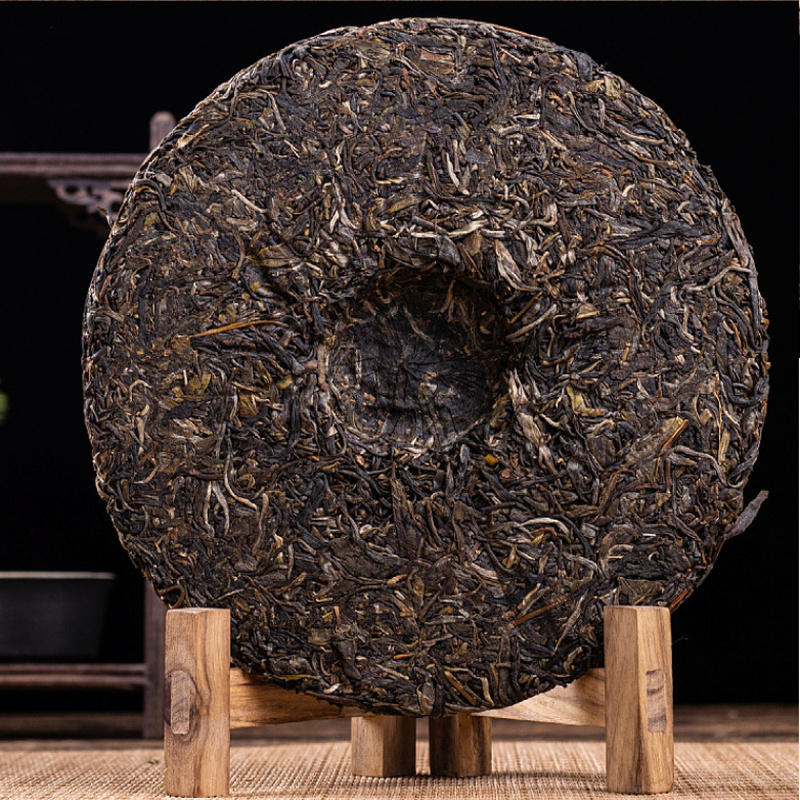 357g Bulang Spring Tea Big Tree Raw Puerh Tea Cake Yunnan Pu-erh Tea Benefits