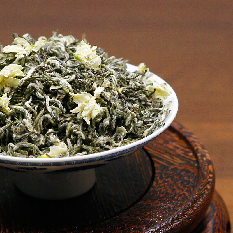 SiChuan Bi Tan Piao Xue Tea China Jasmine green Tea bud Jasmine green tea