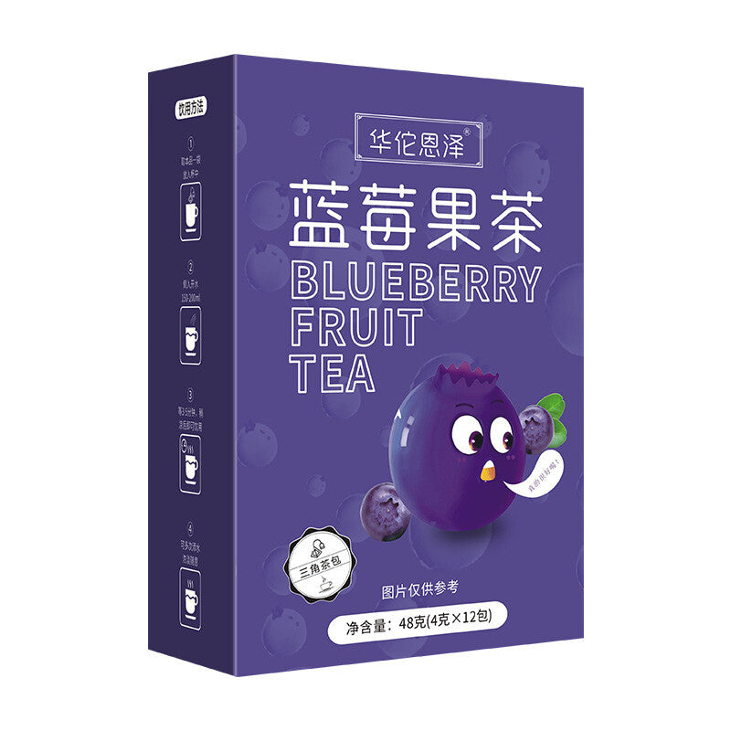 Blueberry fruit tea triangle bag infusion tea apple peach mulberry fruit tea 48g