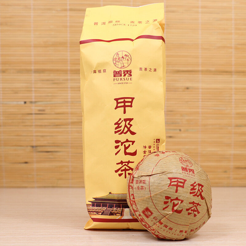 JIA JI TUO CHA PURSUIT Menghai Tuo Cha Puer Tea Green Tea Cha Pu-erh Tea 500g-