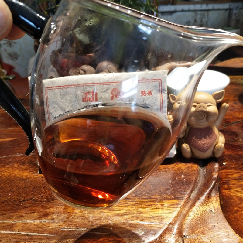 250g Puerh Tea Puer Tea Brick Ripe Pu'er Puer Menghai Old Shu Tea Yunnan