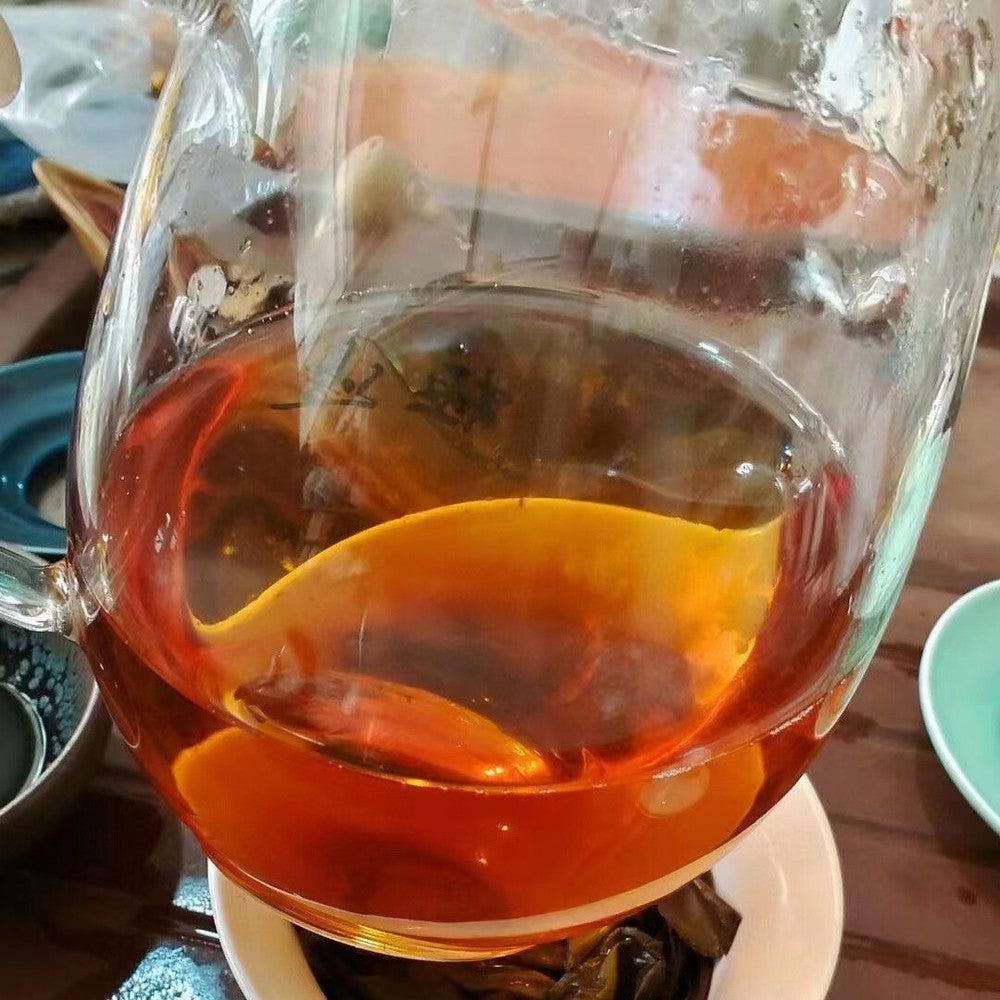 200g Yunnan Loose Leaf Pu-erh Raw Tea 1980 Aged Raw Puerh Tea Premium Pu'er Tea