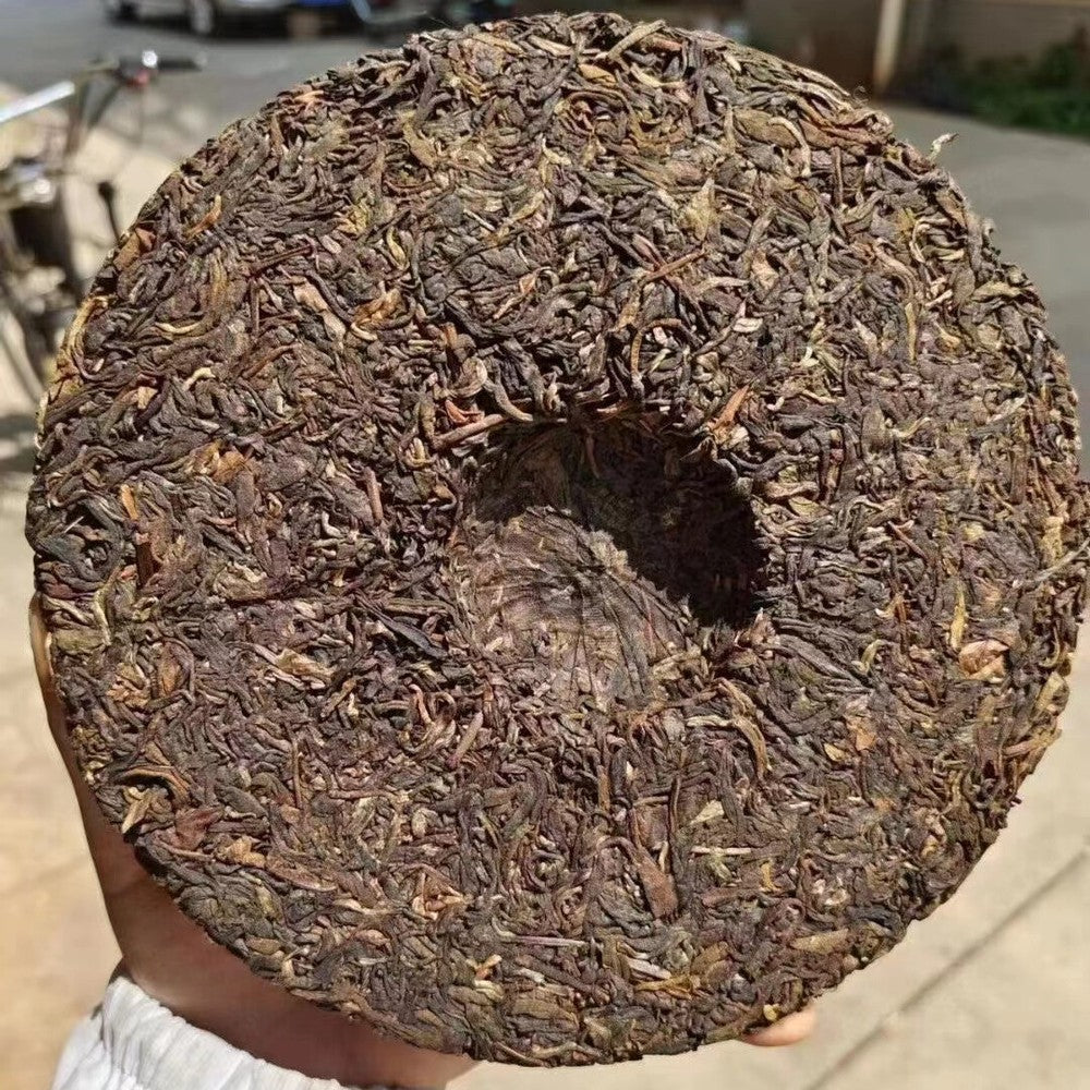 357g Yunnan Old Puerh Raw Tea Cake 2001 Mansong Raw Pu-erh Tea Aged Pu'er Tea