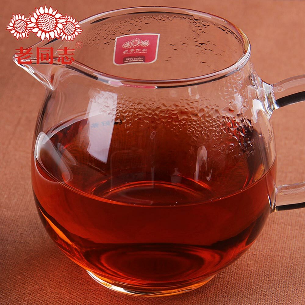 400g Cooked Tea Haiwan Tea 2016 Pu'er Tea 2016 Old Comrade "Summer" Xia Yu Pu'er