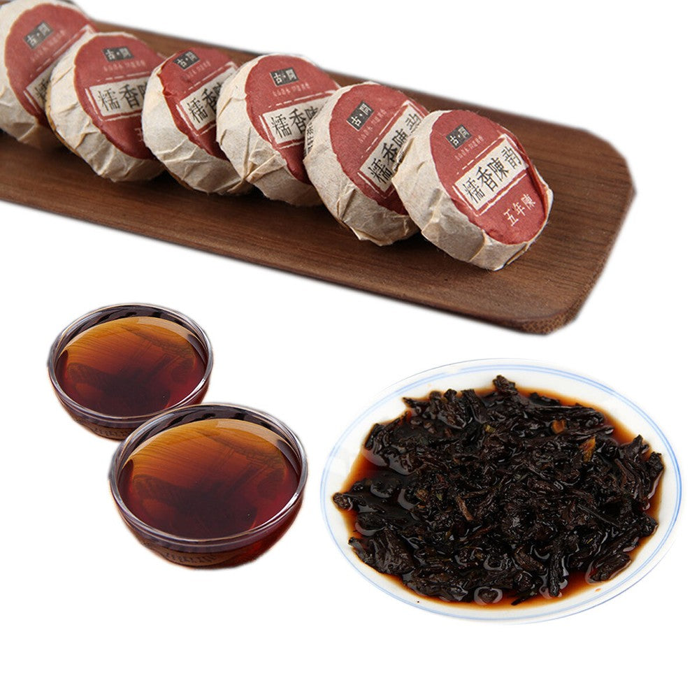 Fermented Tea Old Ripe Puerh Tea Glutinous Rice Fragrant Puer Tea Organic Tea