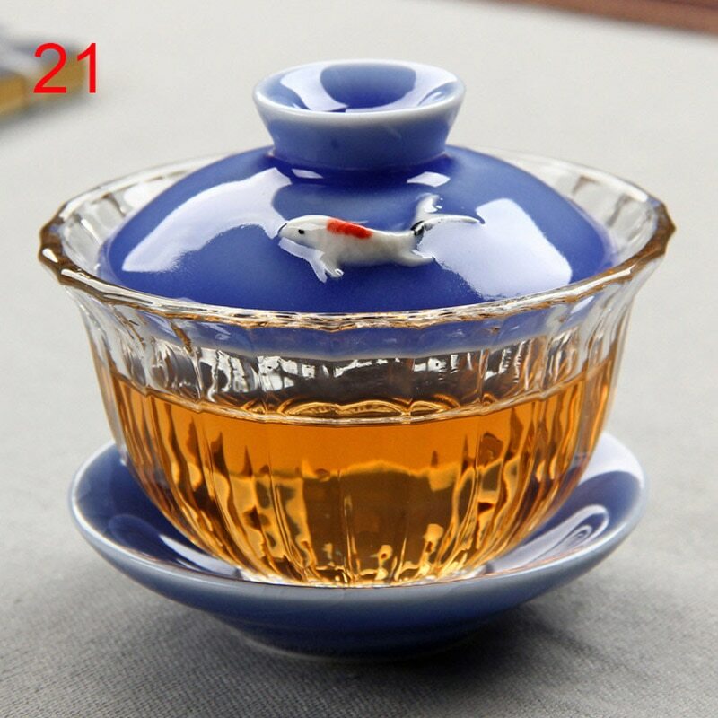 Tea Cup Tea Infusers Dehua Gaiwan Tea Porcelain Pot Set Chinese Traditional