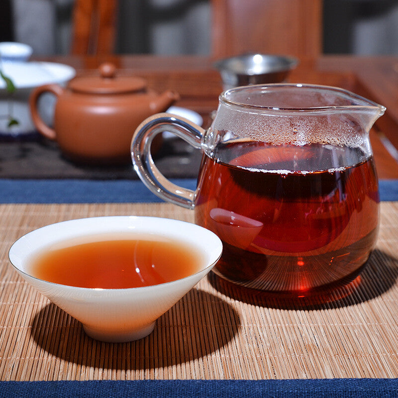 Old Banzhang Brick Tea 250g Yunnan Pu'er Cooked Tea Menghai Cooked Tea Brick
