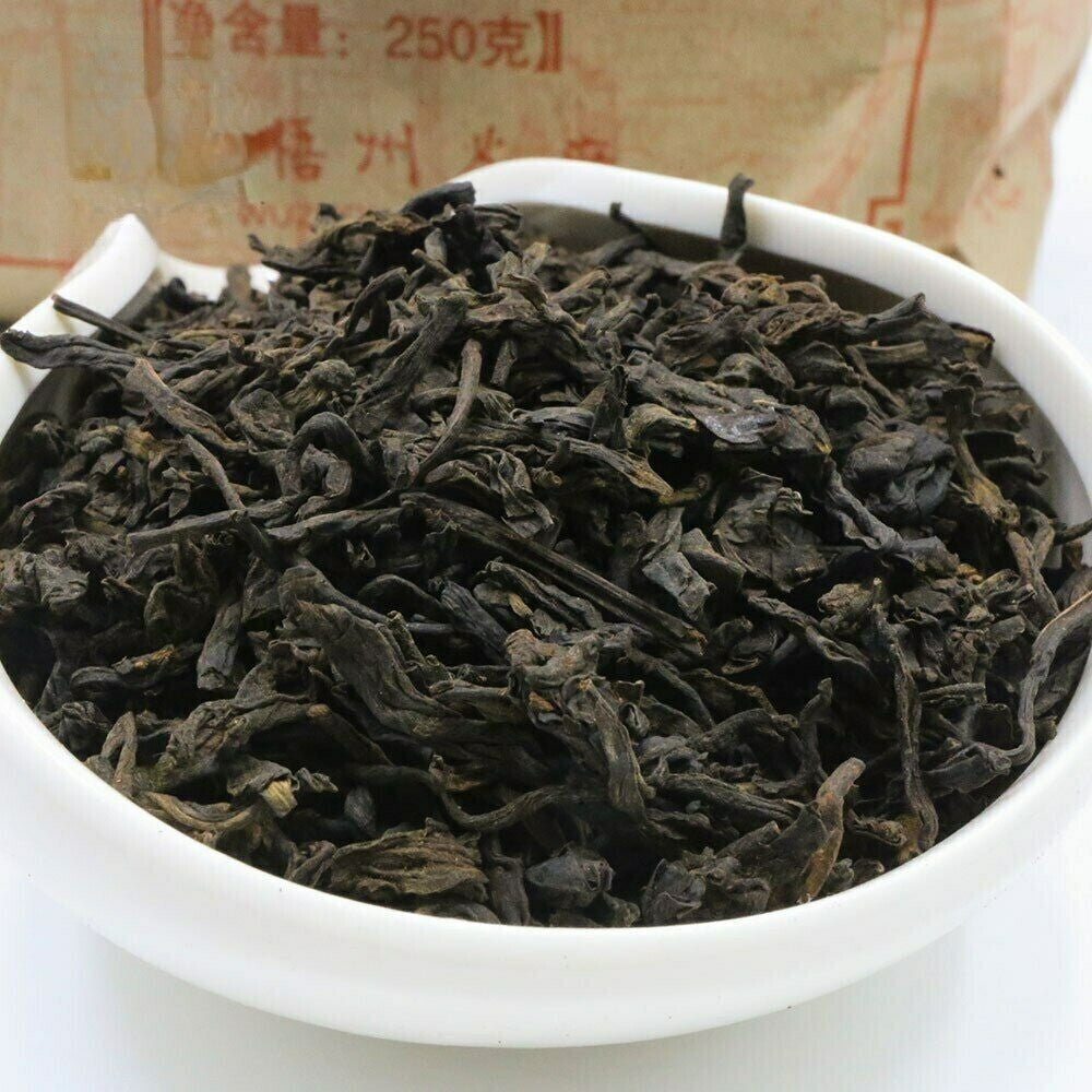 Three Cranes Sanhe Loose Liubao Dark Tea 2301 Aged Tea Health Tea 250g