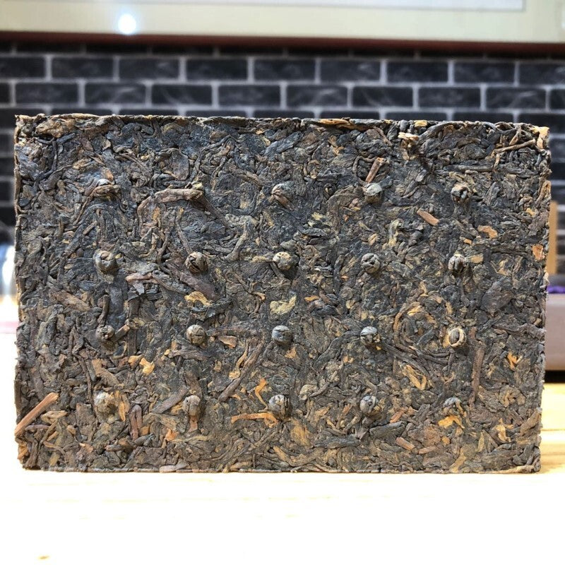 China Tea Yunnan 7581 Ripe Puer Tea Brick Shu Pu-erh Tea Brick 250g Box