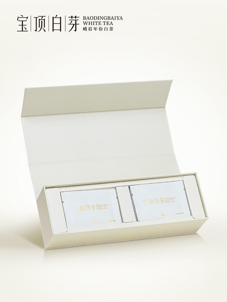 China tea 特级 Green tea 竹叶青峨眉 宝顶白芽茶叶 袋装120g 高山白茶2020年120g Zhu ye qing Tea