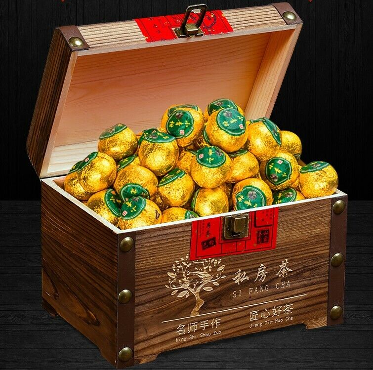 Orange Pu'er Tea Handmade GongTing Puerh Ripe Tea Orange Pu'er Tea Ceremony Tea-