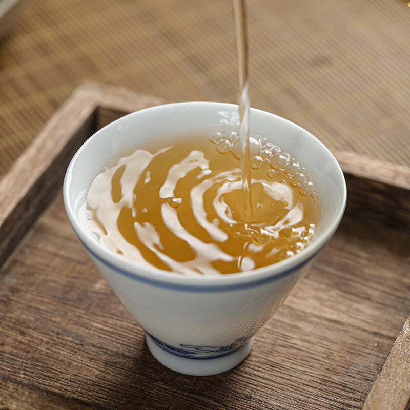 357g Yunnan Pu-erh Raw Tea Cake Brown Sweet Tea Seven Seed Cake Tea