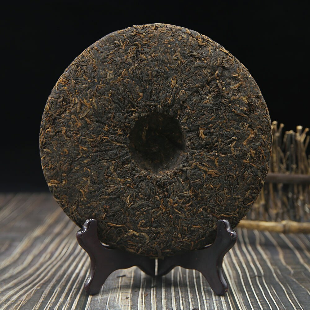 2018 Jin Ju Ding Ripe Puer Tea "Nan Nuo Shan" Shu Puerh tea Chinese Tea 357g