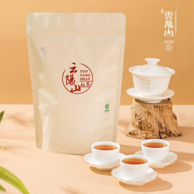 240g 2 bags Black Tea + Green Tea Oolong Tea Strong Fruit Honey
