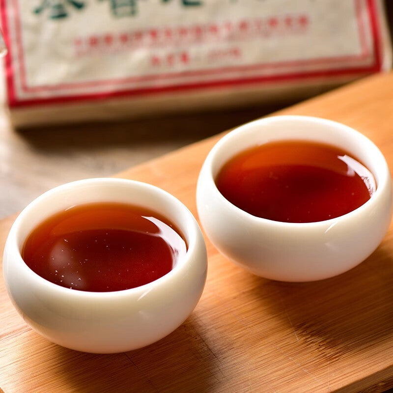 250g Yunnan Pu'er Ripe Tea Brick Old Pu'er Old Tea Brick Ripe Tea Brick