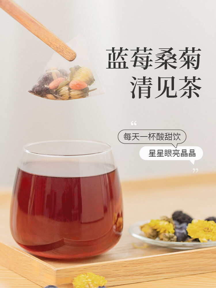 Kiyomi Tea Blueberry Sangju Drink Substitute Tea Herb Flower Tea