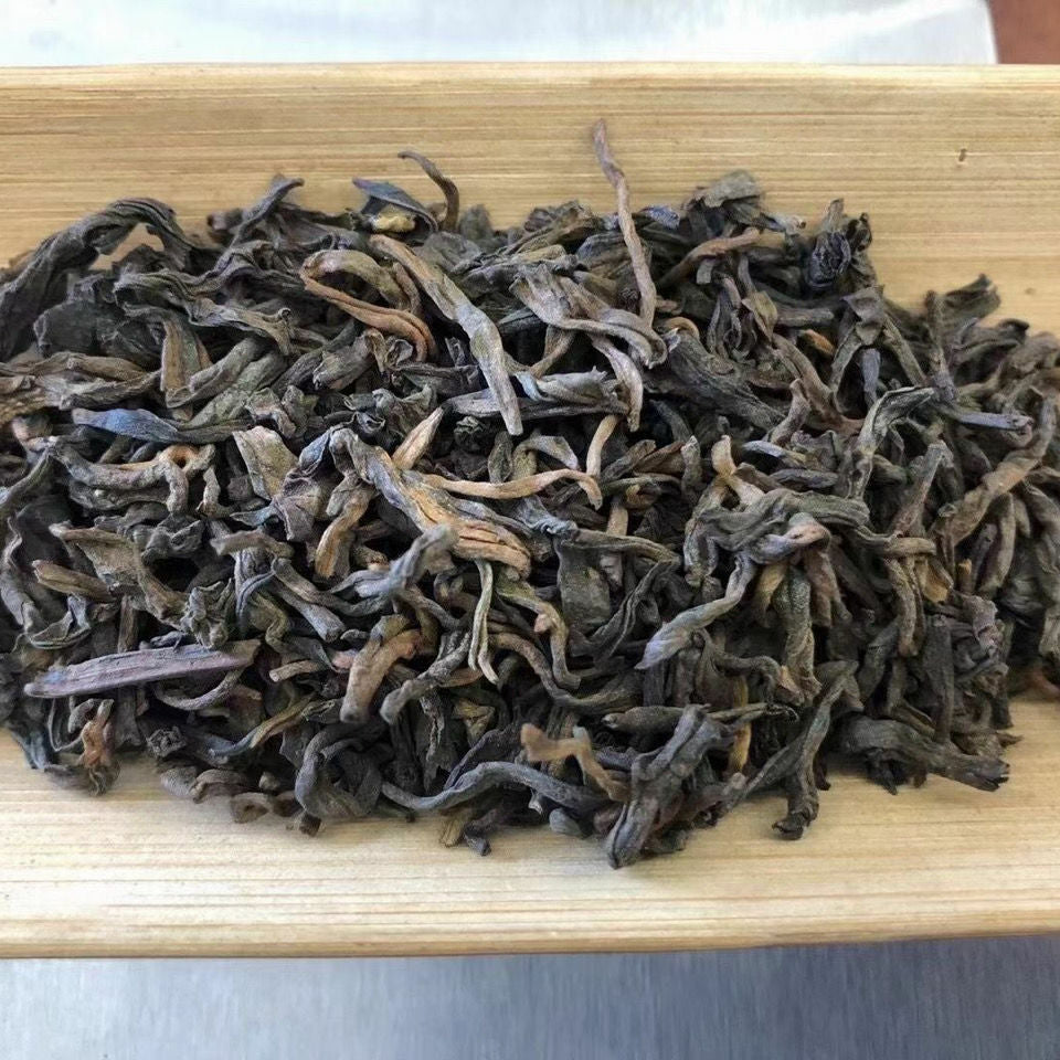 Jinzhi Yuye * TAETEA Menghai Dayi Tea Loose Aged Puer Pu'er Cooked Tea 200g