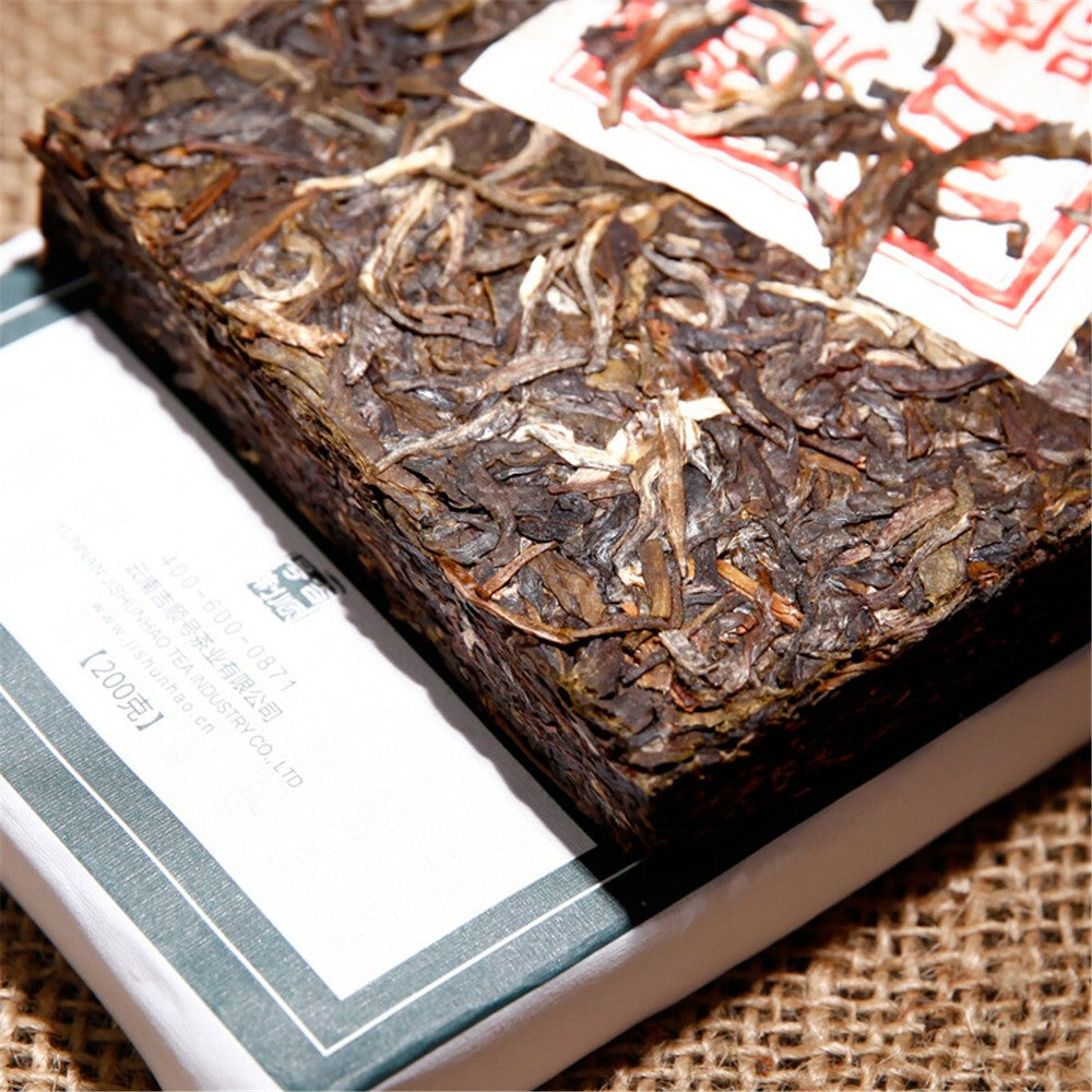 Green Tea Premium Cha Puer Tea Healthy Green Food 200g Yunnan Pu Erh Tea Spring-