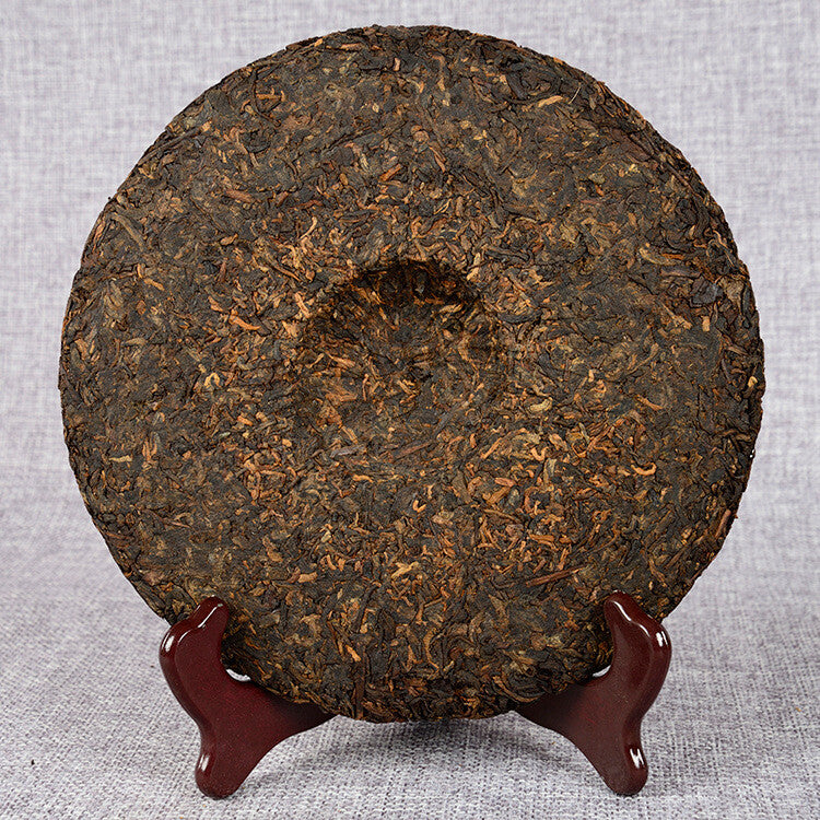Pu'er Tea Cake Ripe Tea 357g Banzhang Golden Bud Ripe Tea Cake