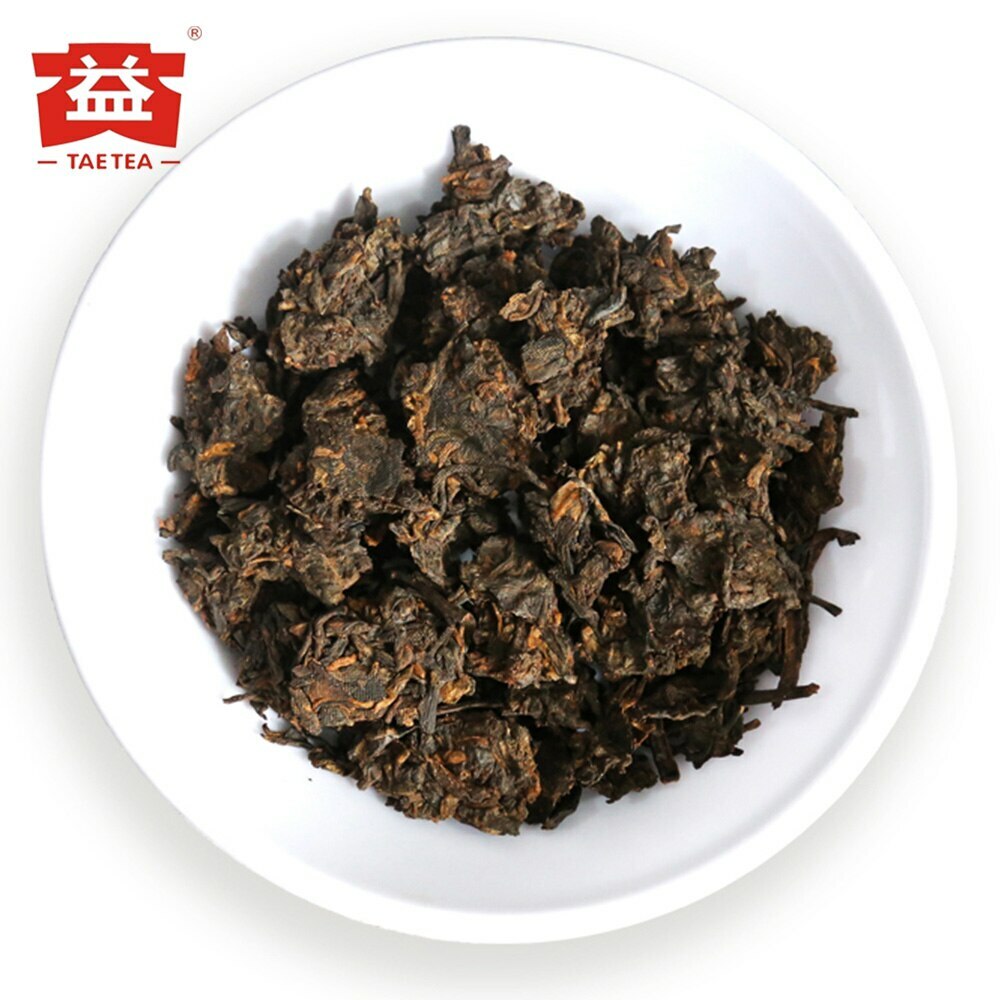2019 TAETEA Ripe Puerh Chinese Tea 7452 Chi Tse Beeng 1901 Shu Puer Tea 357g