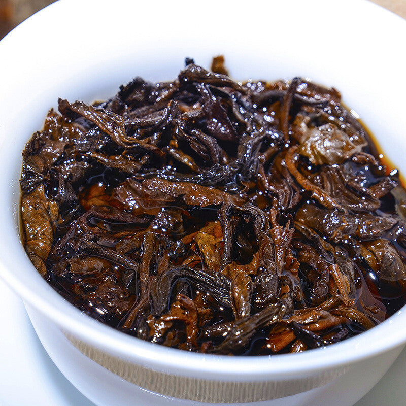 Pu'er Ripe Tea Cake Lao Banzhang Ripe Tea Cake Brown Mountain Ancient Tea Cake