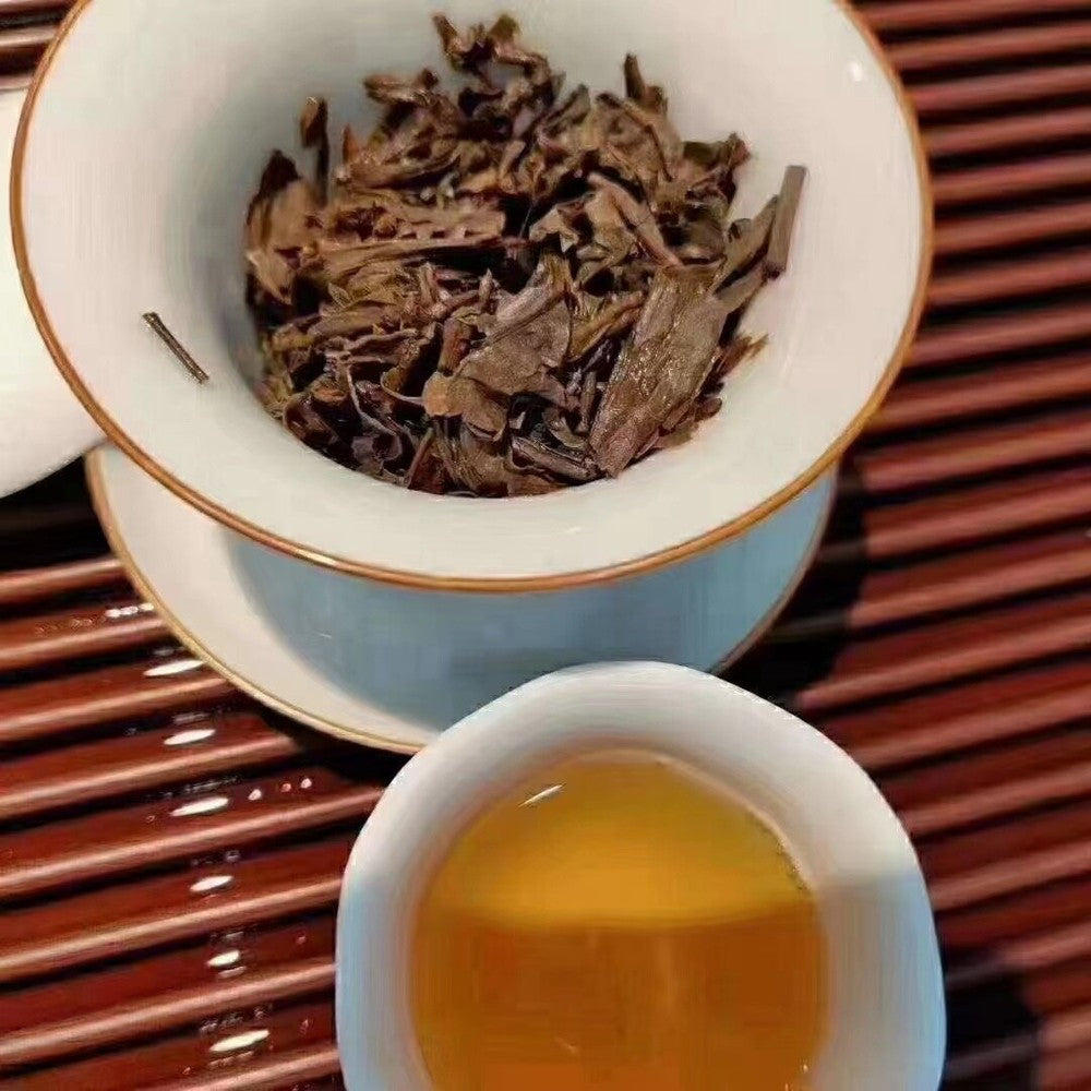 357g Yunnan Old Puerh Raw Tea Cake 2007 Liudachashan Aged Pu'er Tea Pu-erh Tea