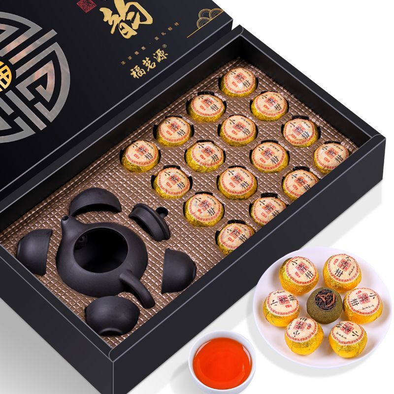 Dried Xinhui Citrus Tea Authentic Pu'er Tea Tangerine Peel Cooked Tea Gift Box