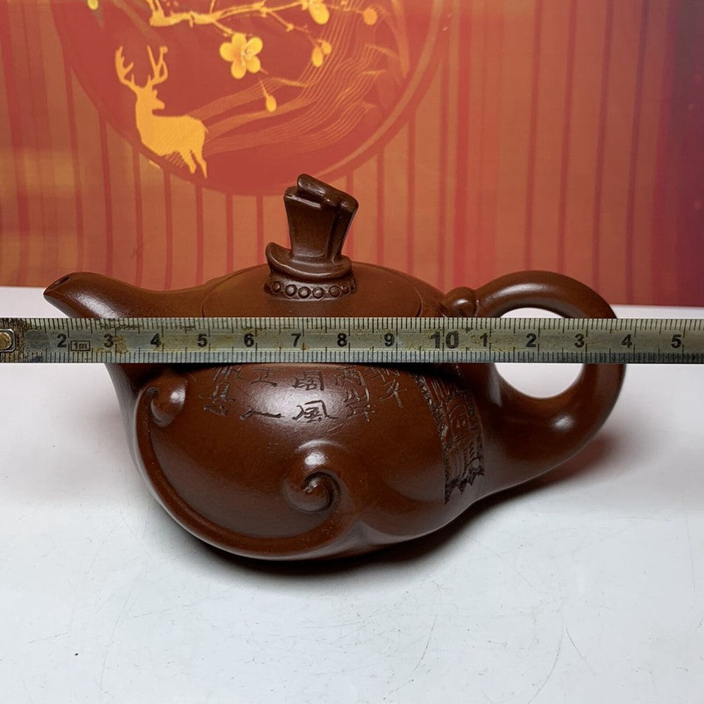 Vintage Chinese Yixing Purple Clay Teapot Zisha Ceremony Unique Teacups Teaware