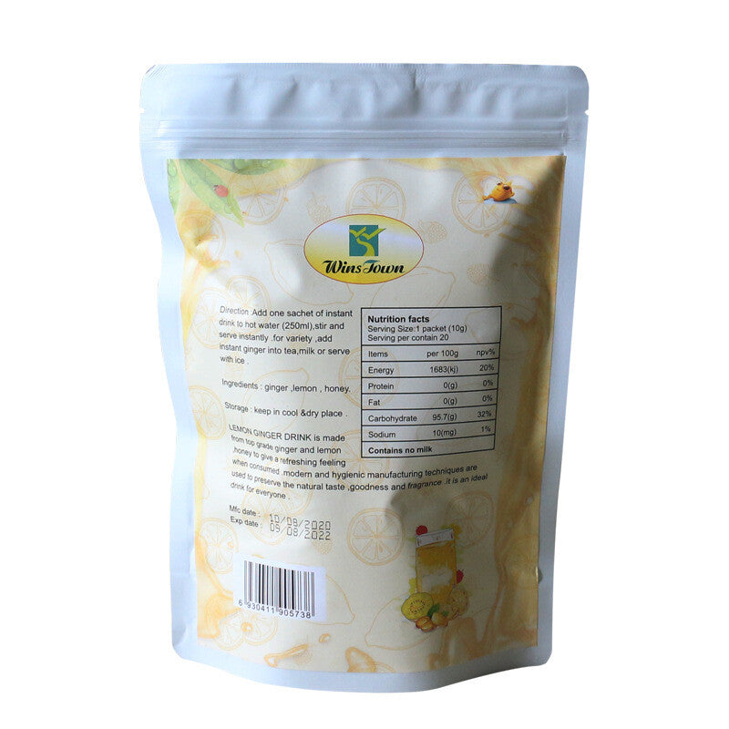 100% Natural Lemon GingerTea Warm tea Warm Stomach Remove Cold Herbal tea 150g