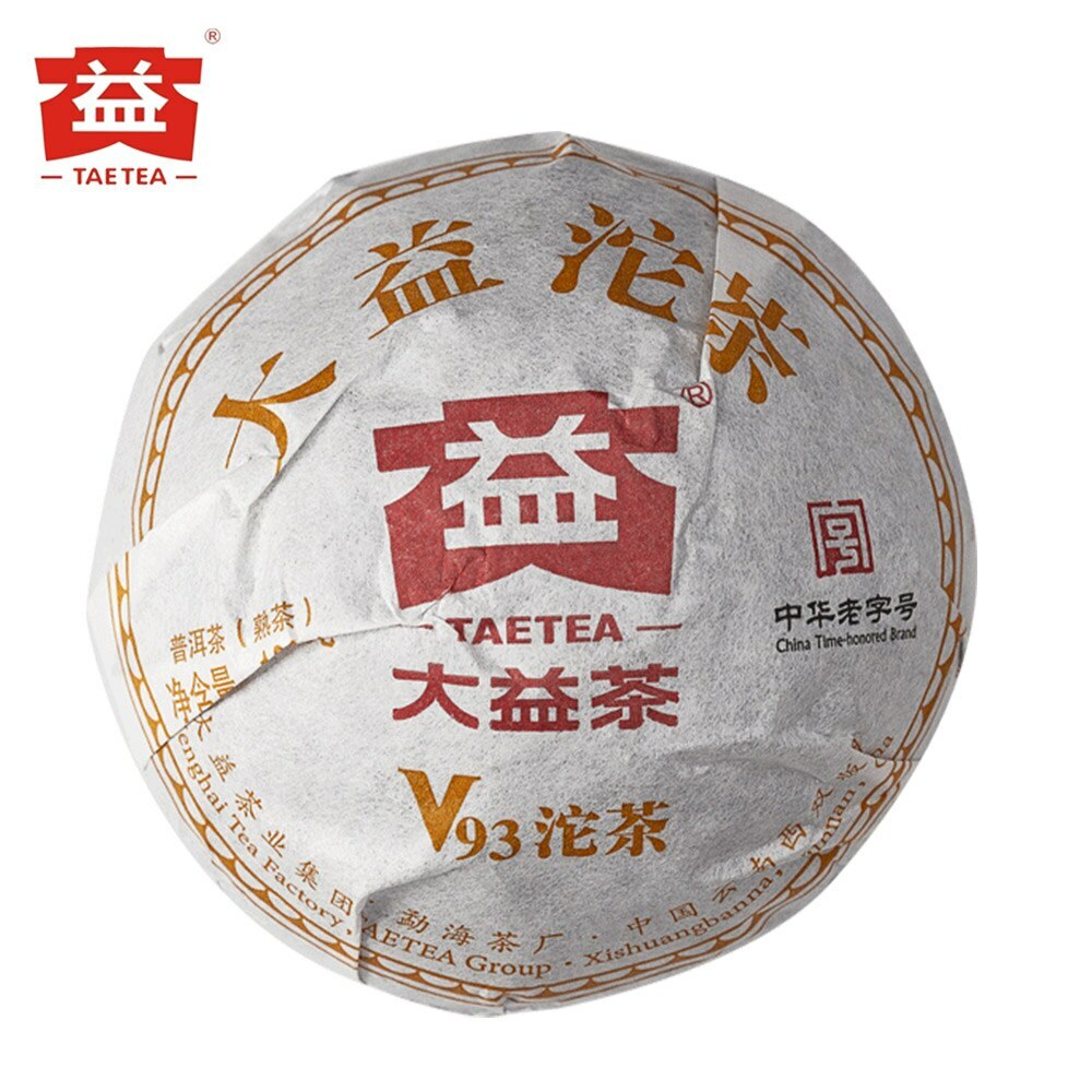 TAETEA Chinese Yunnan Ripe Pu'er Tuo Tea V93 Shu Pu'er Tuocha Specialty Tea 100g