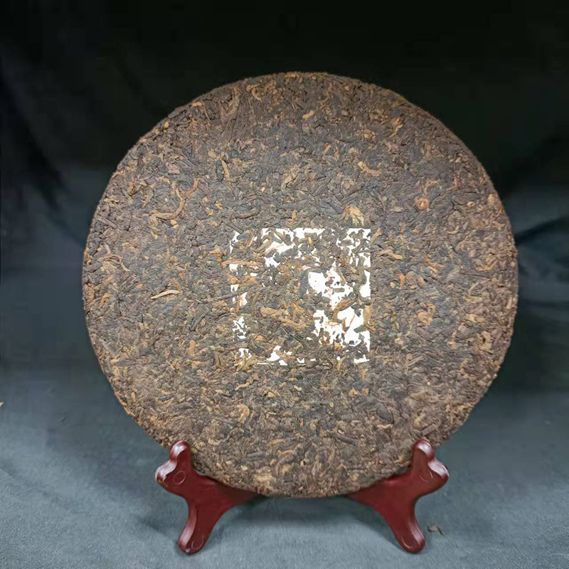 357g Yunnan Ripe Puerh Tea Cake Bulang Qizi Pu-erh Cooked Tea Chinese Pu'er Tea