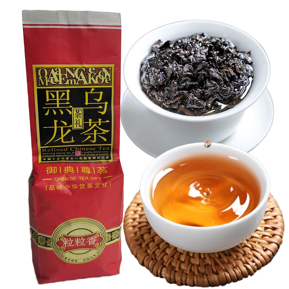 250g Black Oolong Tea Bagged Chinese Tea Healthy Slimming Tea Loose Leaf