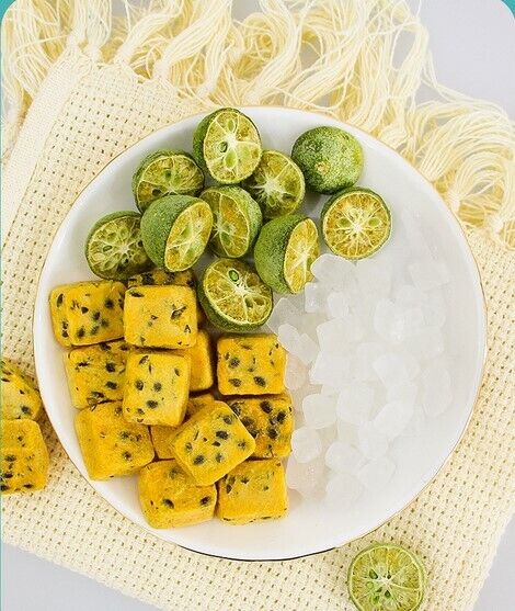 Passion fruit kumquat tea fruit tea dried kumquat dried rock sugar fruit tea