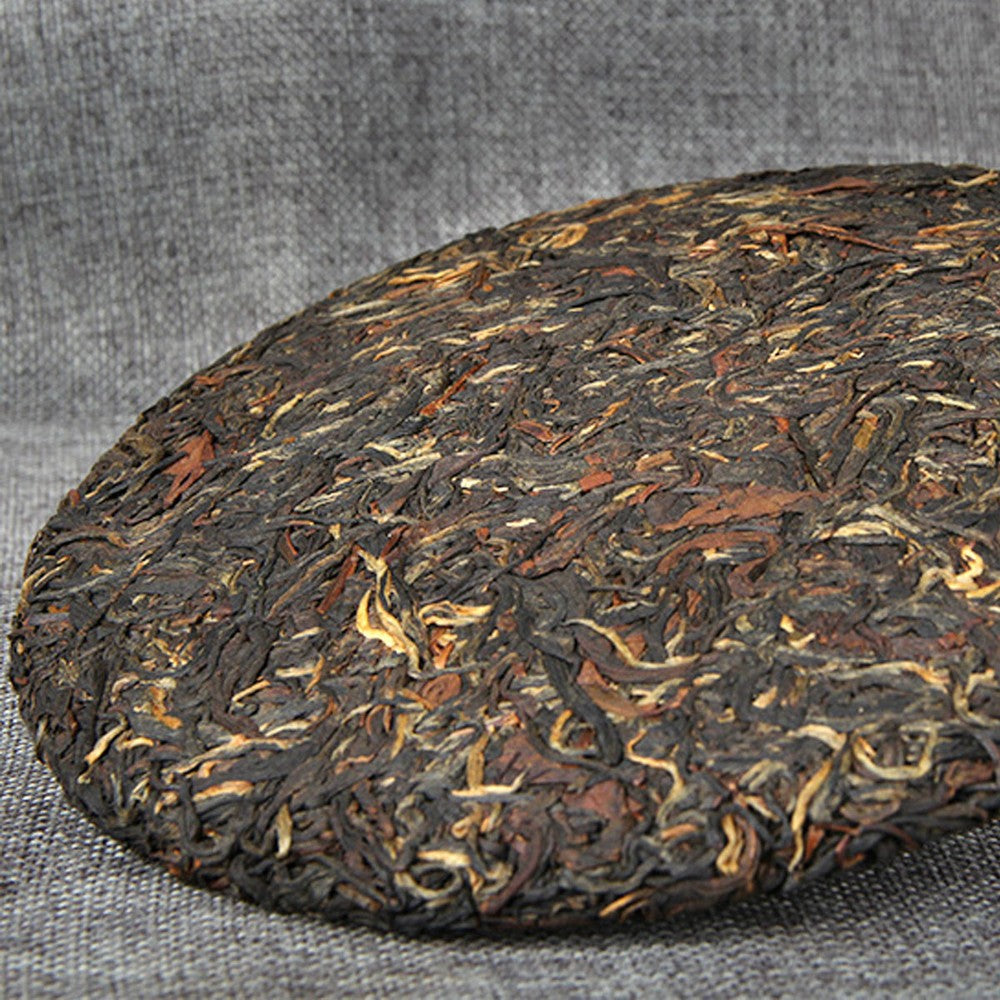357g Black Tea Cake Ancient Tree Red Tea Big Leaf Tea Chinese Organic Healthy