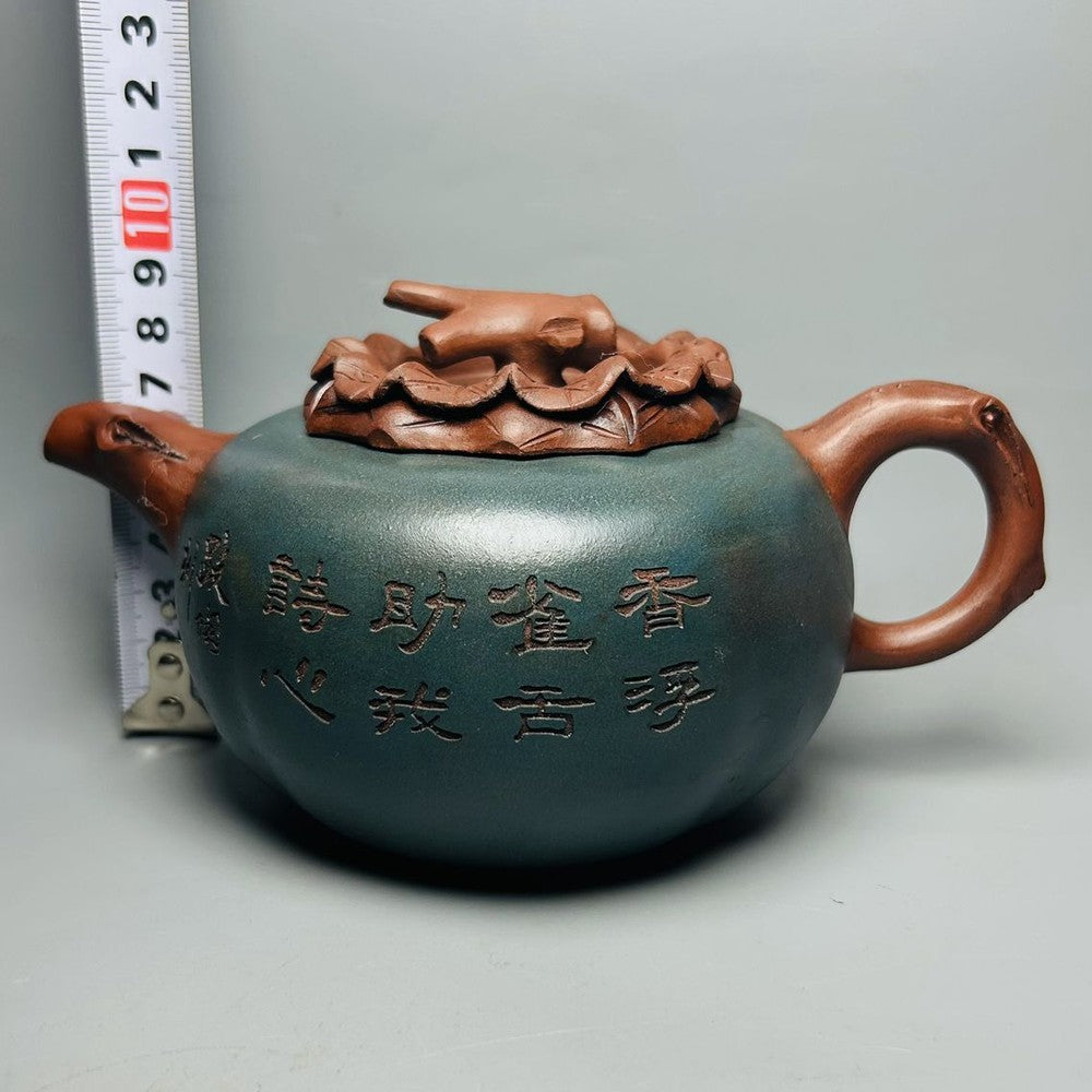 Vintage Chinese Yixing Purple Clay Teapot Zisha Ceremony Fashion Teacups Teaware
