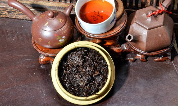 250g Premium Old Chinese Puer Tea Pu'er Tea Brick Pu er Tea Organic Black Tea