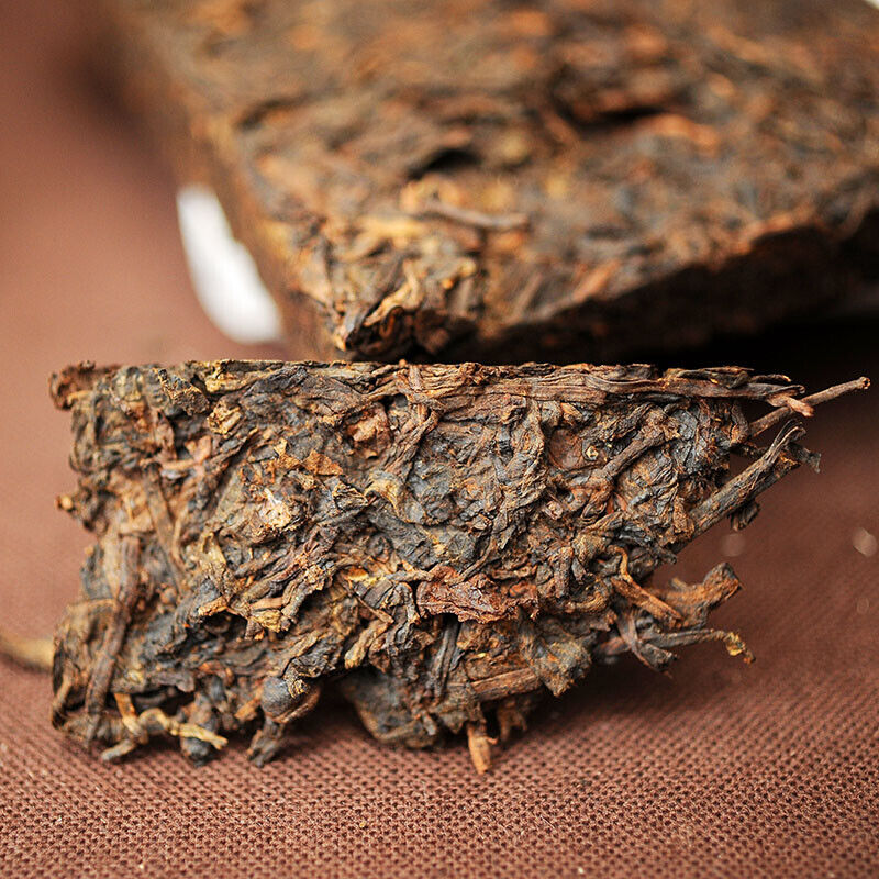 PU'ER Tea Lao Man E Pu-erh Tea Brick 500g Ripe Puer Ancient Tree Pu'er Tea