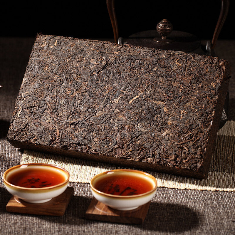 250g Yunnan Cooked Pu-erh Tea 2013 Old Puerh Ripe Tea Brick Menghai Pu'er Tea