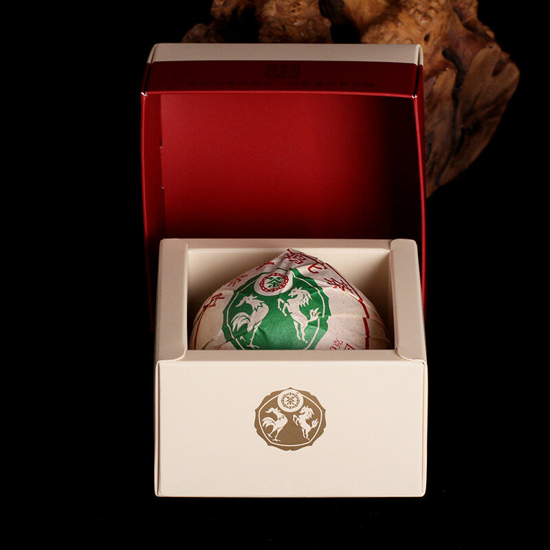 CHINA TEA Golden Rooster Tuo Tea Pu-erh Tea Tuocha 2020 100g Ripe Pu'er Tea