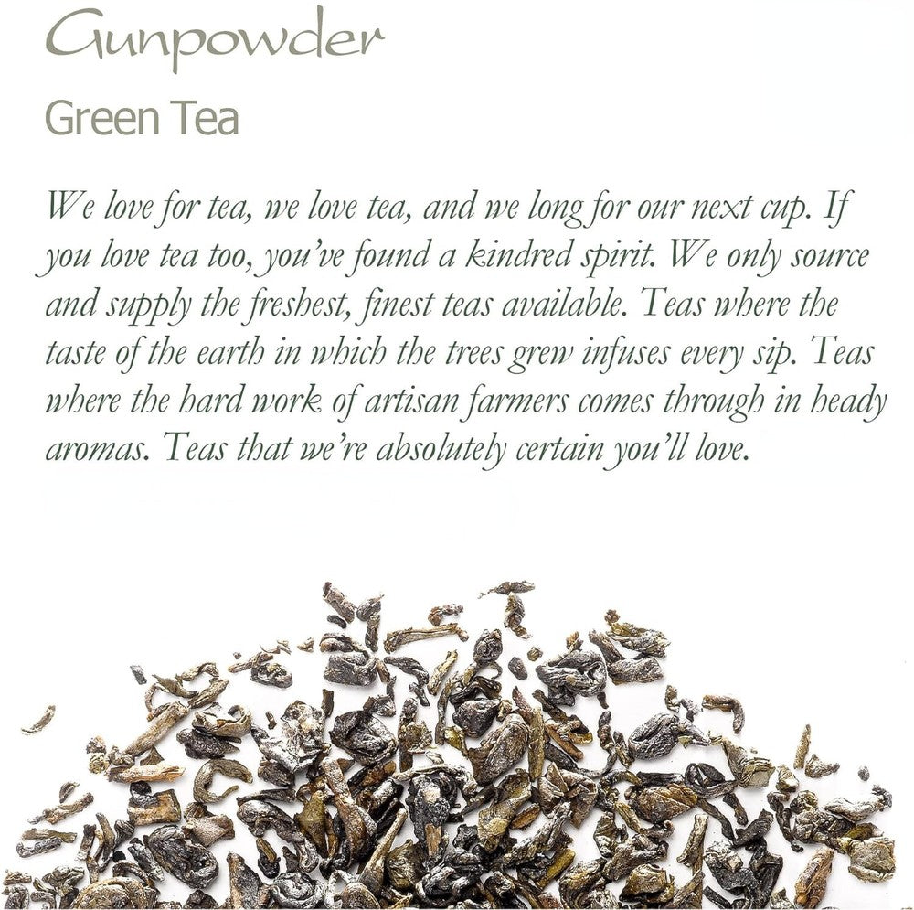 Gunpowder Green Tea from China - Heaven Tea - Pellet Tea - Zhu Cha Zhucha 100g