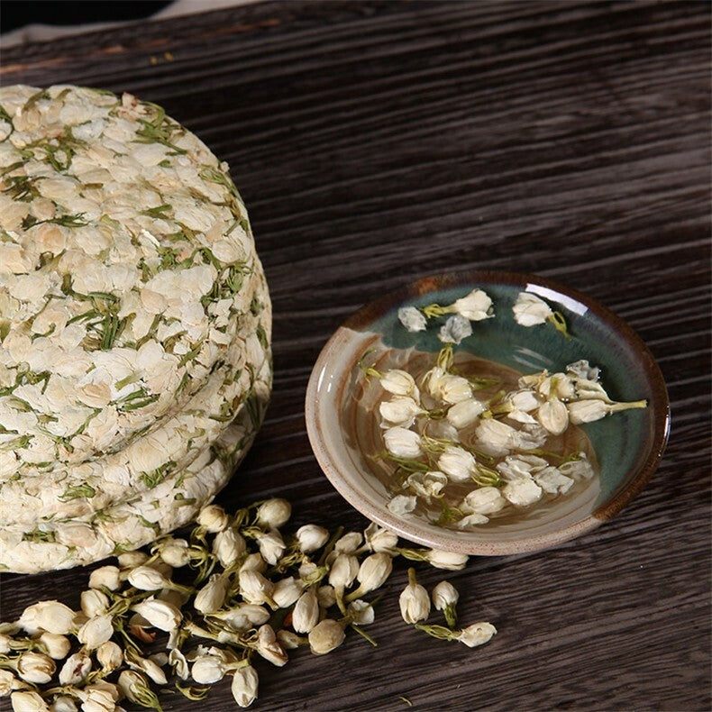 Dried Jasmine Tea Organic Herbal Tea Cake Natural Flower Tea Healthy Drink 200g