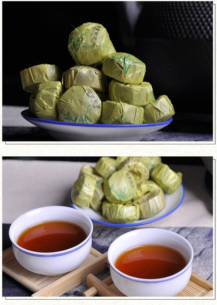 500g Original Tuo Tea Puerh Ripe Tea Yunnan Original Mini Tuo Tea 1.1lb