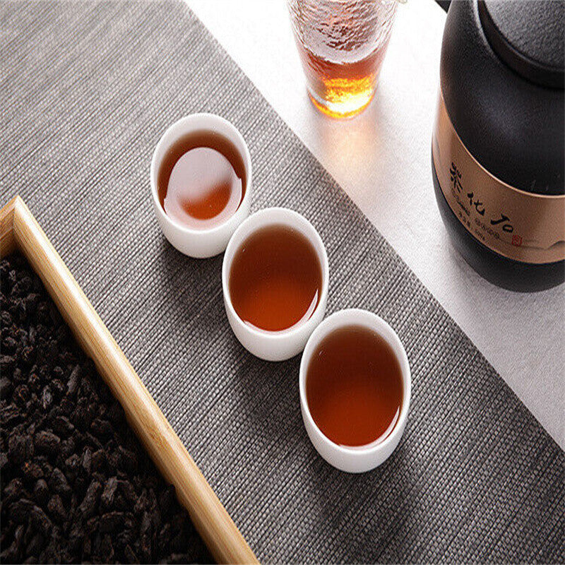 500g/Tin Yunnan Pu'er Tea Menghai Ripe Tea Jujube Tea Fossil Crushed Silver