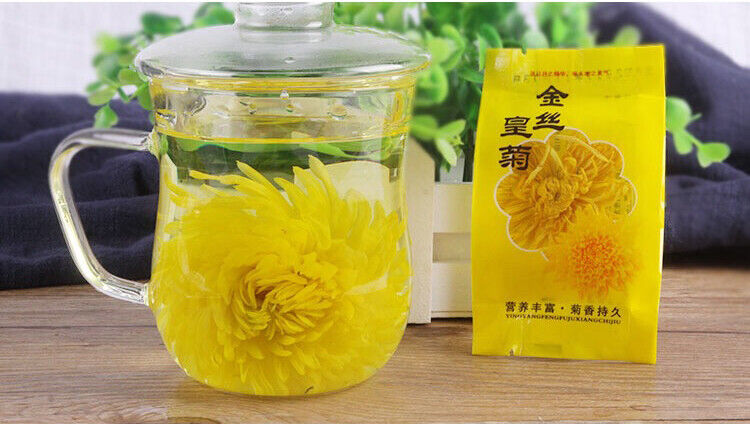 Dry Herbal Health Tea Organic Yellow Chrysanthemum Tea Big Flower Scented Tea