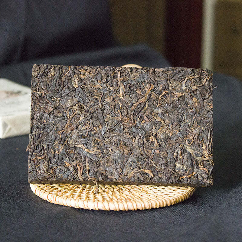 250g Yunnan Pu-erh Brick Tea Menghai Aged Puerh Ripe Tea Organc Pu'er Cooked Tea