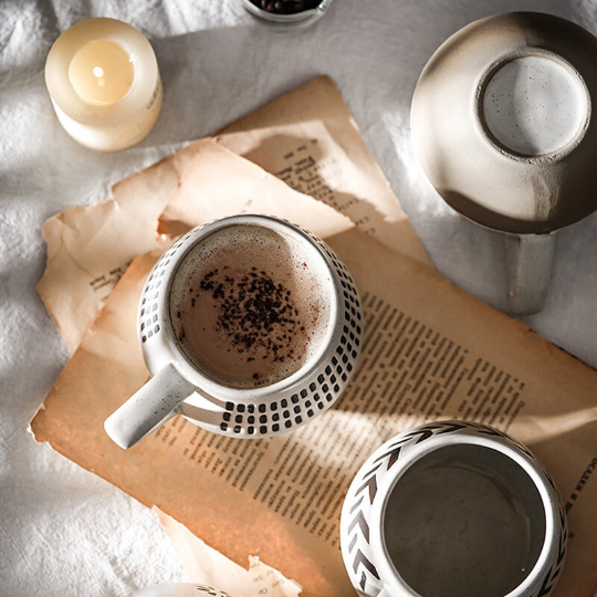 Ceramic Tea Mugs Coffee Tea Cup 420ml
