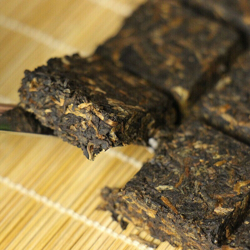 Pu'er Tea Cubes Amber * 2020 Taetea Menghai Dayi Puer Tea Brick Ripe Pu-erh 240g