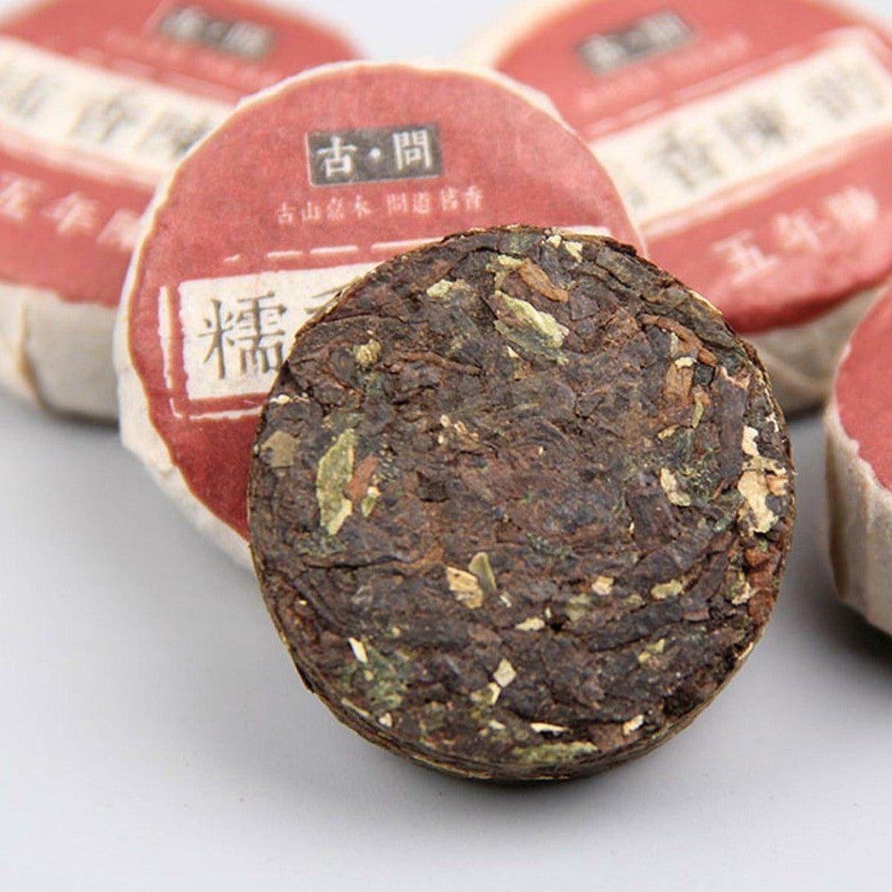 Puer Tea Fermented Tea Ripe Pu er Tuo Tea Glutinous Rice Fragrant Organic Tea