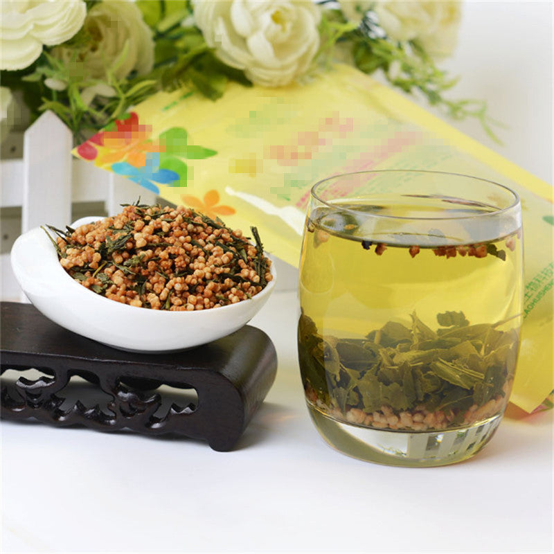 Top Brown Rice Green Tea Chinese Organic Herbal Tea Tea Healthy Drink 100g